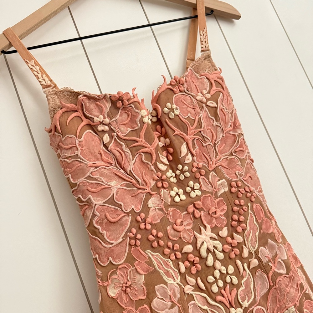 Ema Savahl Pink Floral Corset Mini Dress - Picture 2 of 12